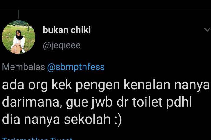 pengalaman random saat ujian (twitter.com/jeqieee)