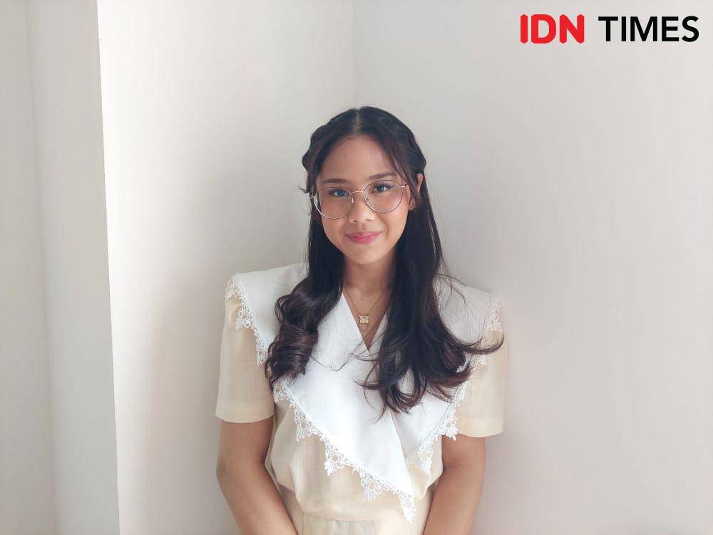 Nadin Amizah di IMGS 2022 di The Tribrata, Jakarta, pada Kamis (29/9/2022) (IDN Times/Erfah Nanda)