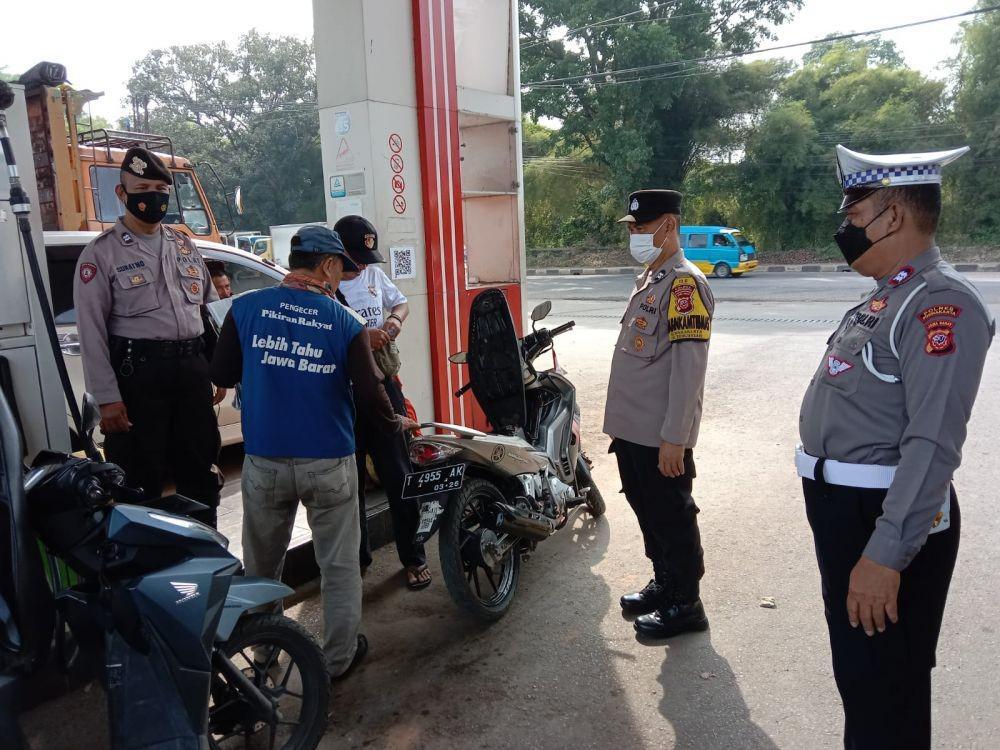 Cegah Penimbunan dan Antrean, Pembelian BBM di SPBU Diawasi Polisi