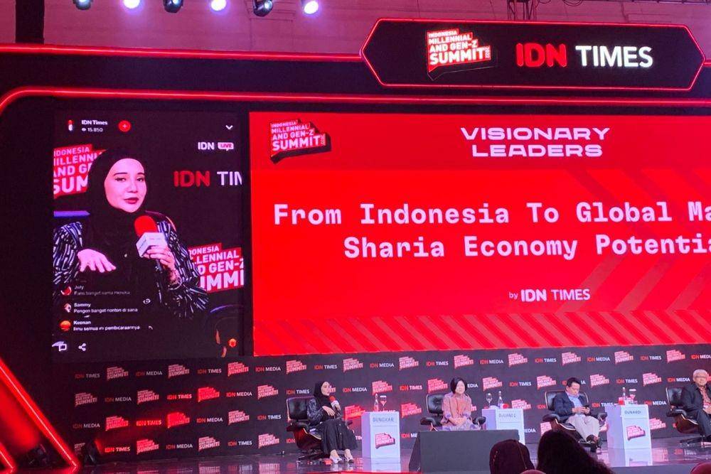 Zaskia Sungkar di Indonesia Millenial and Gen-Z Summit 2022 (IDN Times/Rafifa Shabira)