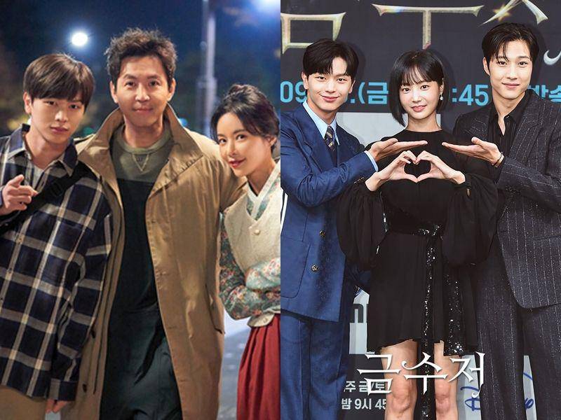 Pemain KDrama Mystic Pop Up Bar (dok. JTBC/Mystic Pop Up Bar) dan Pemain KDrama Golden Spoon (instagram.com/mbcdrama_now)