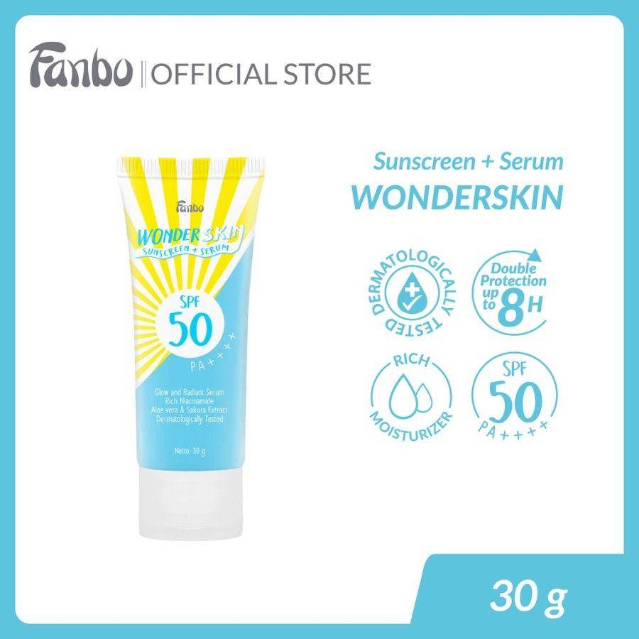 Fanbo Wonder Skin Sunscreen & Serum (tokopedia.com/Fanbo Cosmetics)