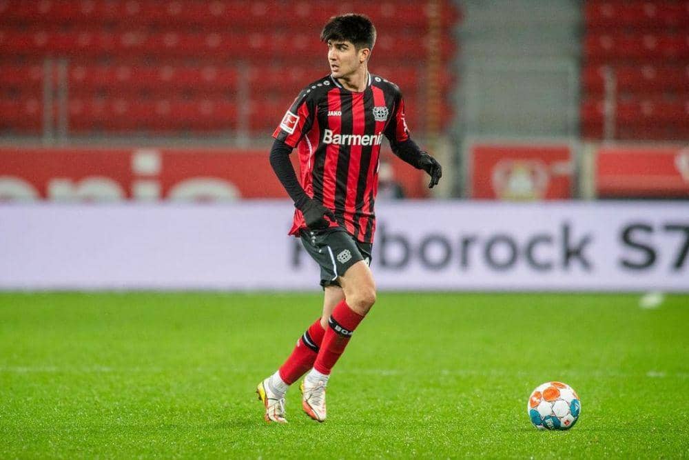 Zidan Sertdemir bermain bersama Bayer 04 Leverkusen. (instagram.com/zidansertdemir)