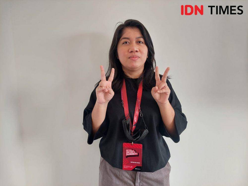 Aul di IMGS 2022 di Jakarta, Jumat (30/9/2022) (IDN Times/Erfah Nanda)