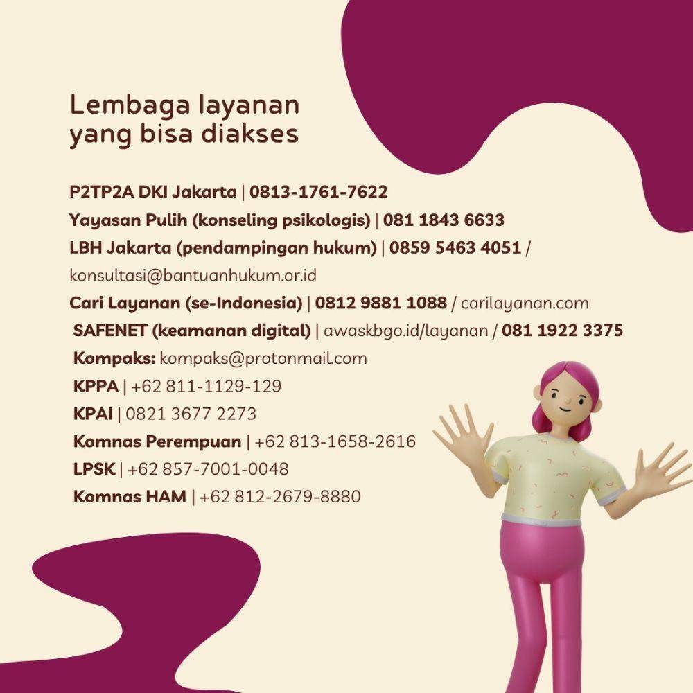 layanan untuk membantu korban KDRT (twitter.com/LBHAPIK)