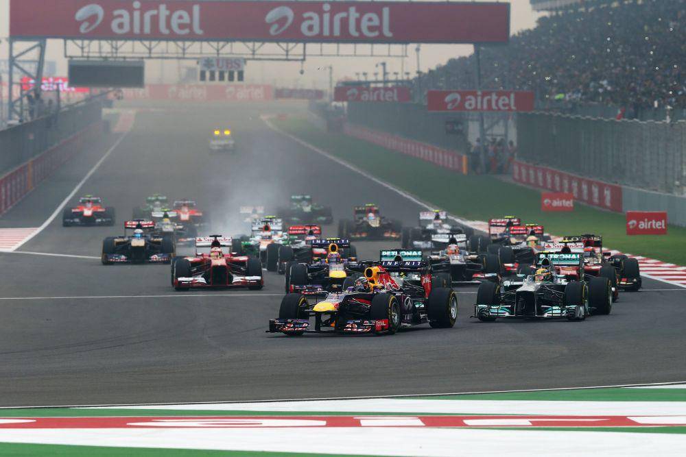 salah satu balapan Formula 1 GP India (twitter.com/FormulaRapidaEN)