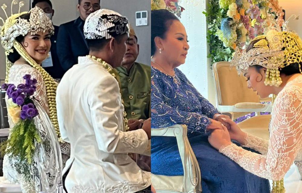 10 Potret Syahdu Akad Nikah Cathrine Wilson dan Idham Masse