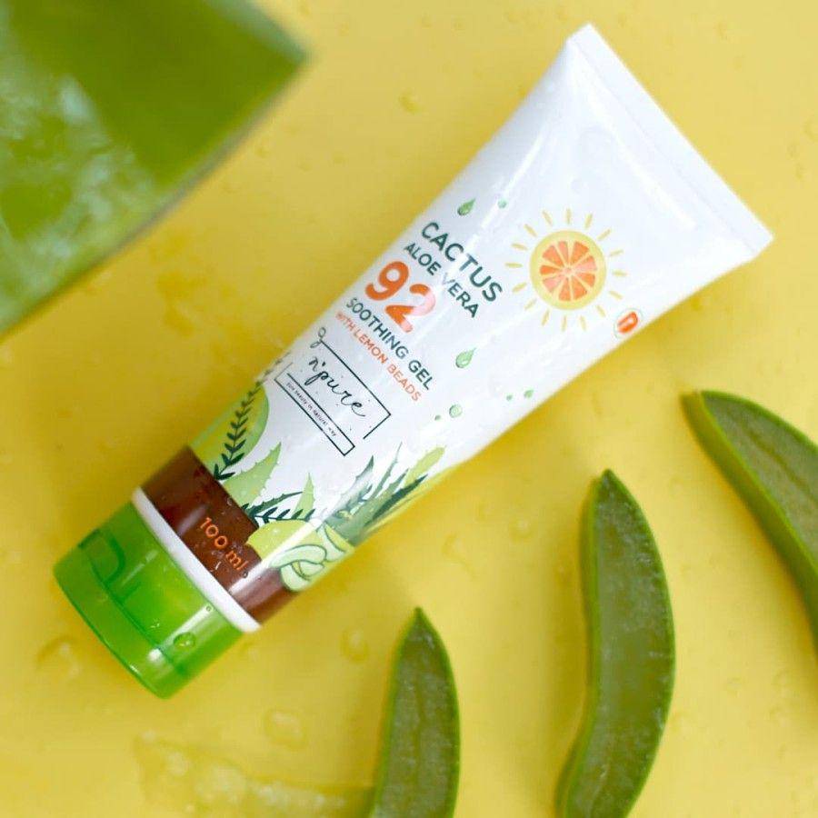 NPURE Cactus Aloe Vera Soothing Gel (tokopedia.com/Npure Official)