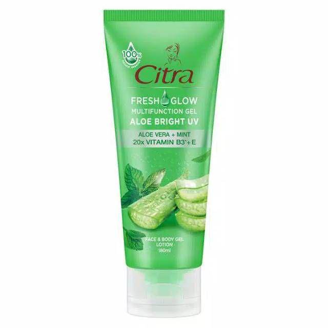 Citra Fresh Glow Multifunction Gel Aloe Bright UV (shopee.co.id/aveccaofficialshop)