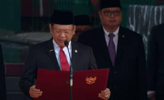 Ketua MPR Bambang Soesatyo (Youtube Sekretariat Presiden)