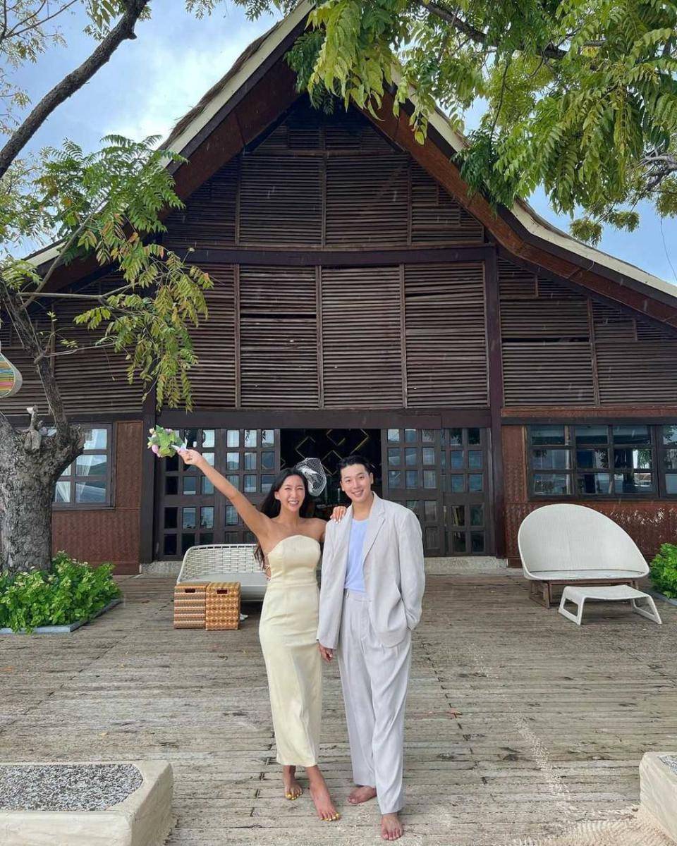 Kim Min Cheol dan tunangannya (instagram.com/kmc_xx89)