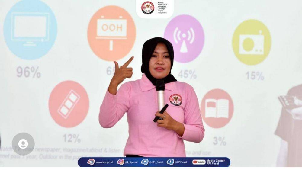 Komisioner KPI Pusat Bidang Kelembagaan, Nuning Rodiyah. (Instagram/@kpipusat).