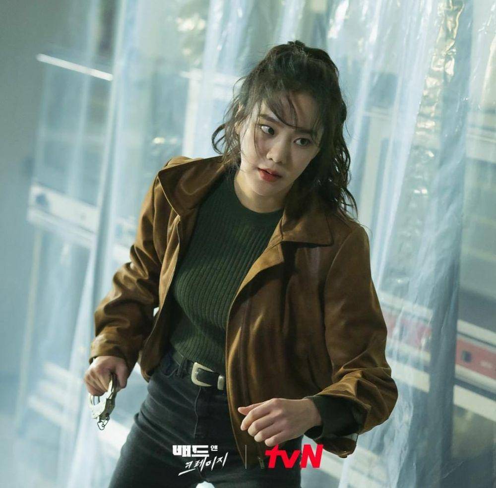 Han Ji Eun di drama Bad and Crazy (instagram.com/tvn_drama)