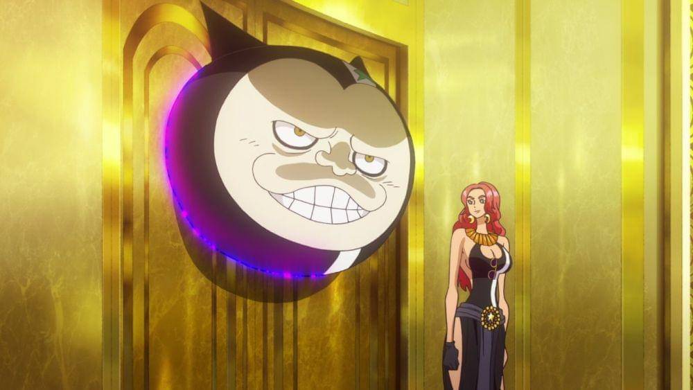 Tanaka dengan kekuatan Nuke Nuke no Mi. (Dok. Toei Animation/One Piece Film: Gold)