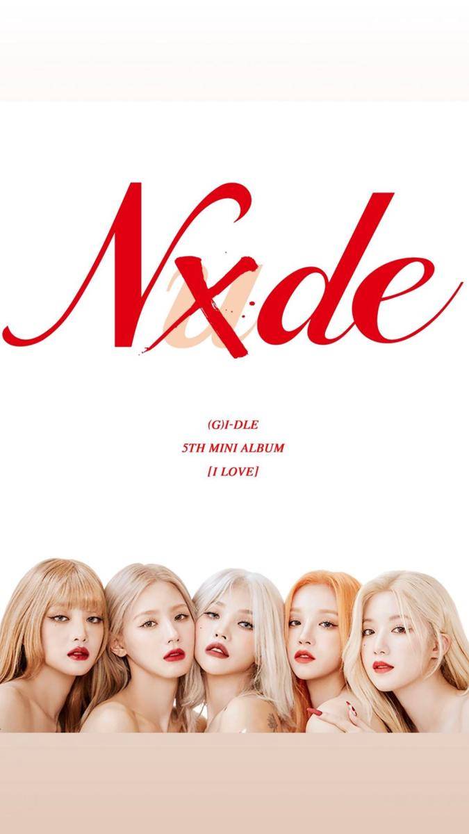 gidle blonde album i love (instagram.com/official_g_i_dle)
