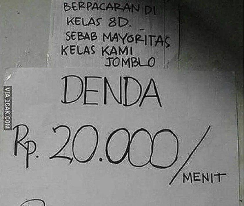 peraturan absurd di kelas (1cak.com)