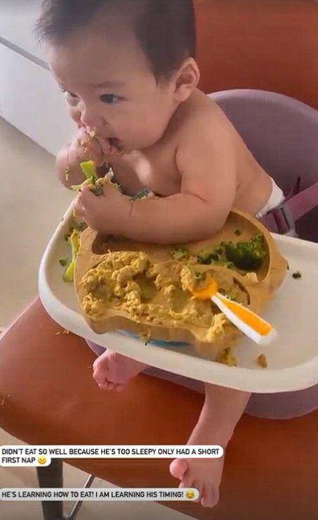 baby Izz MPASI (Instagram.com/nikitawillyofficial94)