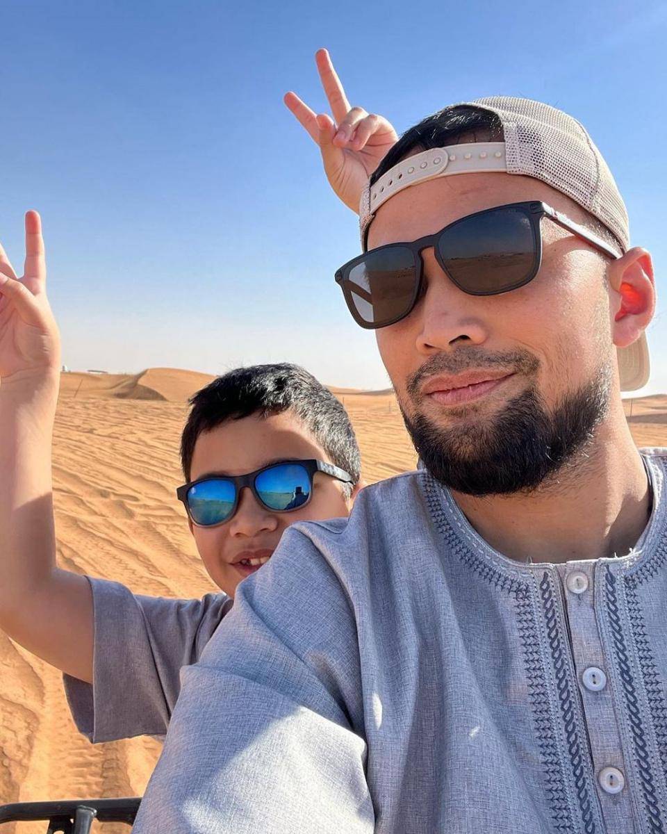 potret Teuku Wisnu dan ketiga anaknya (instagram.com/teukuwisnu)