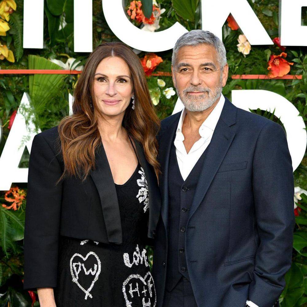 Julia Roberts dan George Clooney (instagram.com/tickettoparadise)