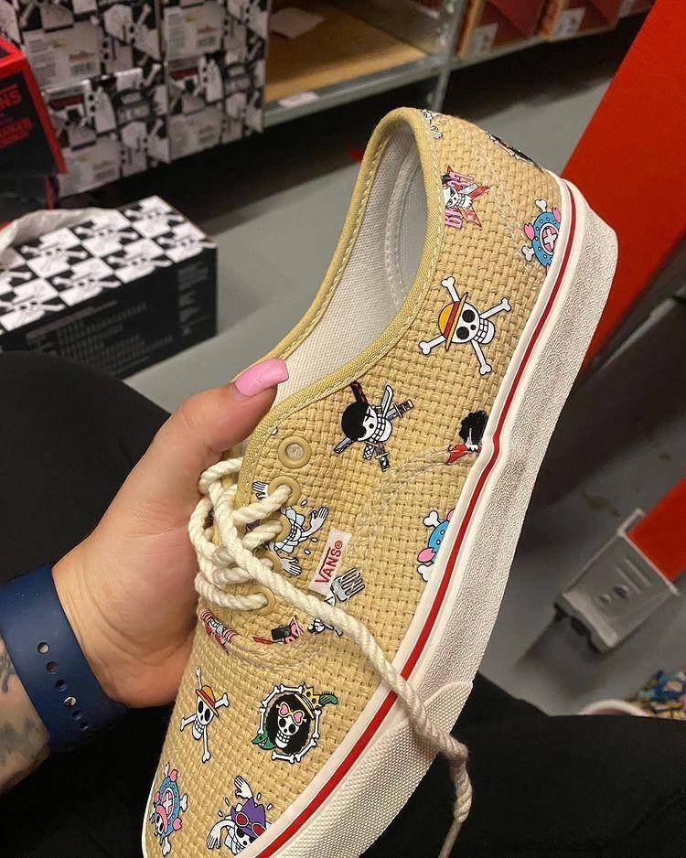 Kolaborasi One Piece x Vans Authentic (instagram/ovrnundr.io)