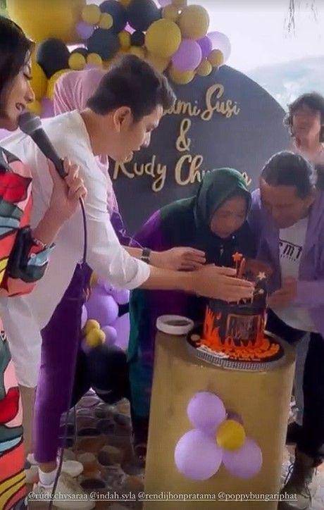 ulang tahun ayah Glenca (Instagram.com/glencachysaraofficial)