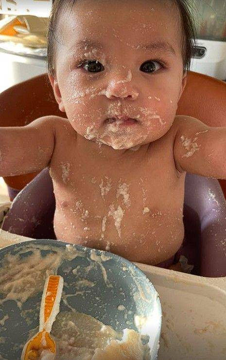 baby Izz MPASI (Instagram.com/nikitawillyofficial94)
