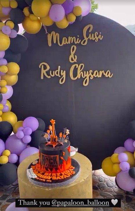 ulang tahun ayah Glenca (Instagram.com/glencachysaraofficial)