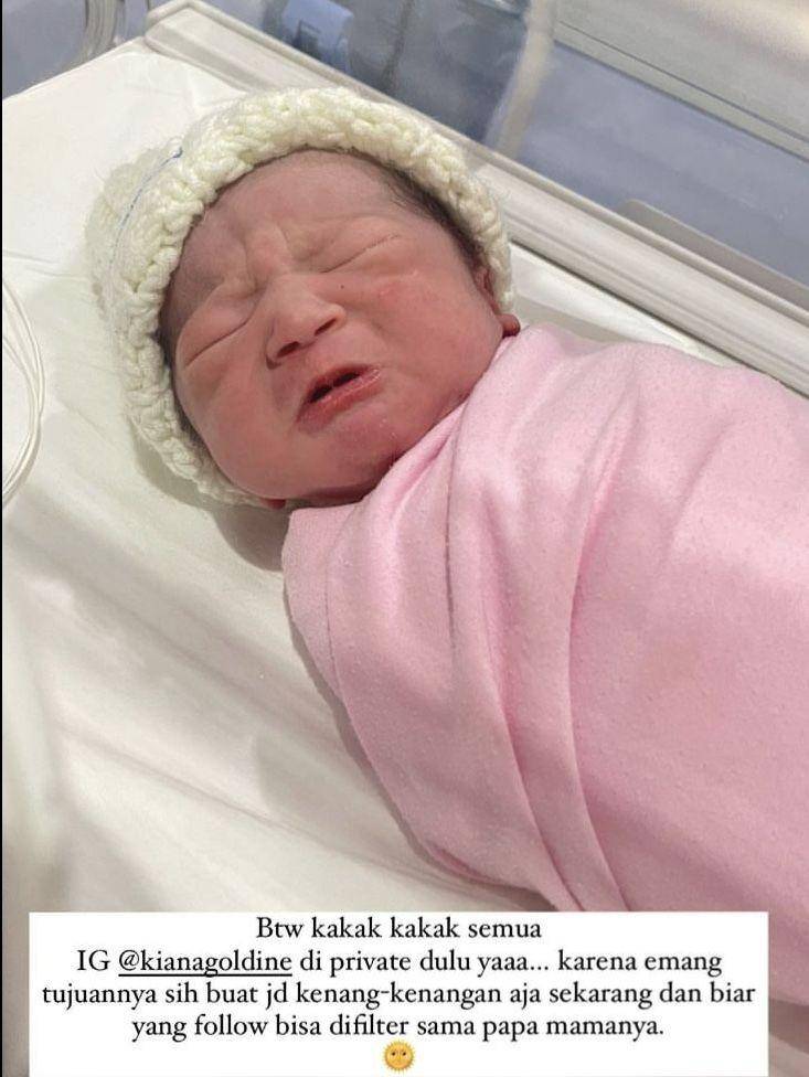 Momen Grat lahiran (instagram.com/kenandgrat)