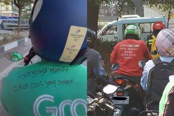 tulisan lucu punggung driver ojol (tiktok.com/@ollatyaa | instagram.com/newdramaojol.id)