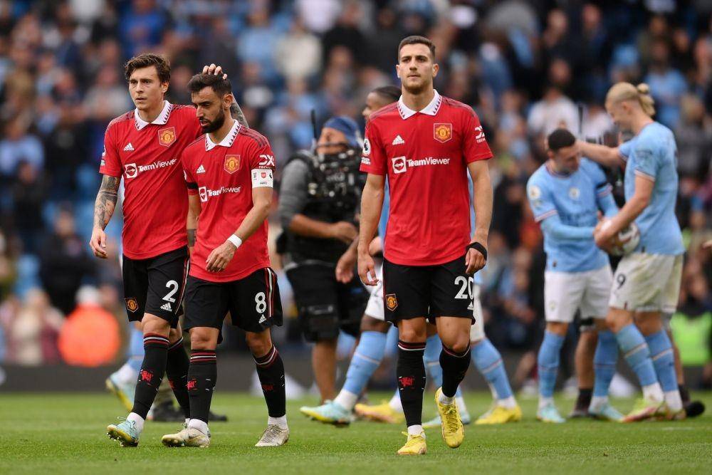 Manchester United kalah 3-6 dari Manchester City. (sportsjoe.ie)