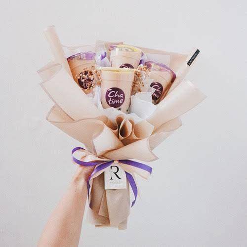 Buket Minuman (Tokopedia/Rangkai Studio)