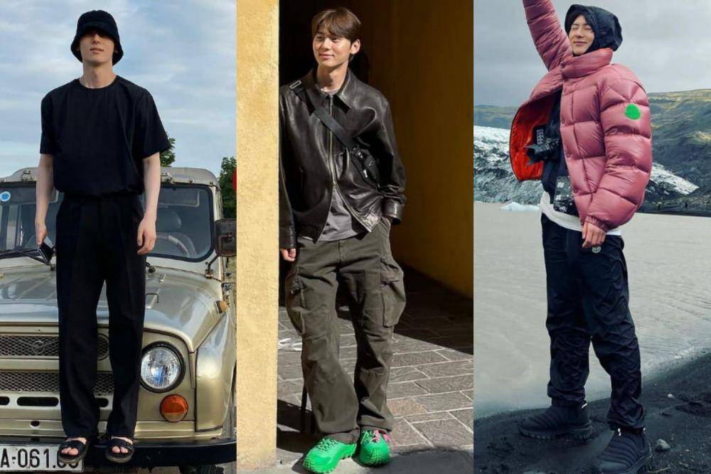 ide outfit traveling ala Hwang Min Hyun (instagram.com/optimushwang)