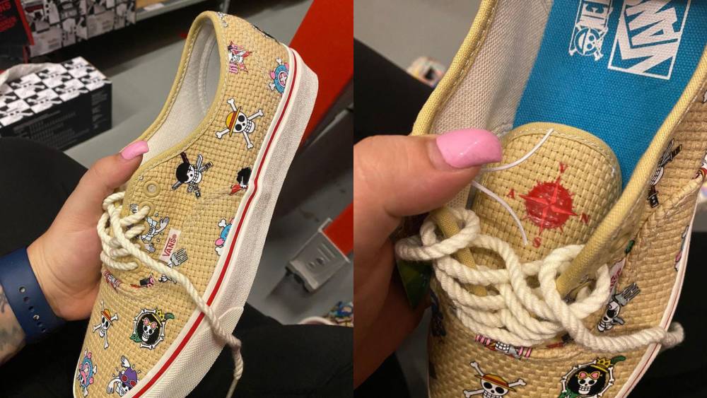 Kolaborasi One Piece x Vans Authentic (instagram/ovrnundr.io)