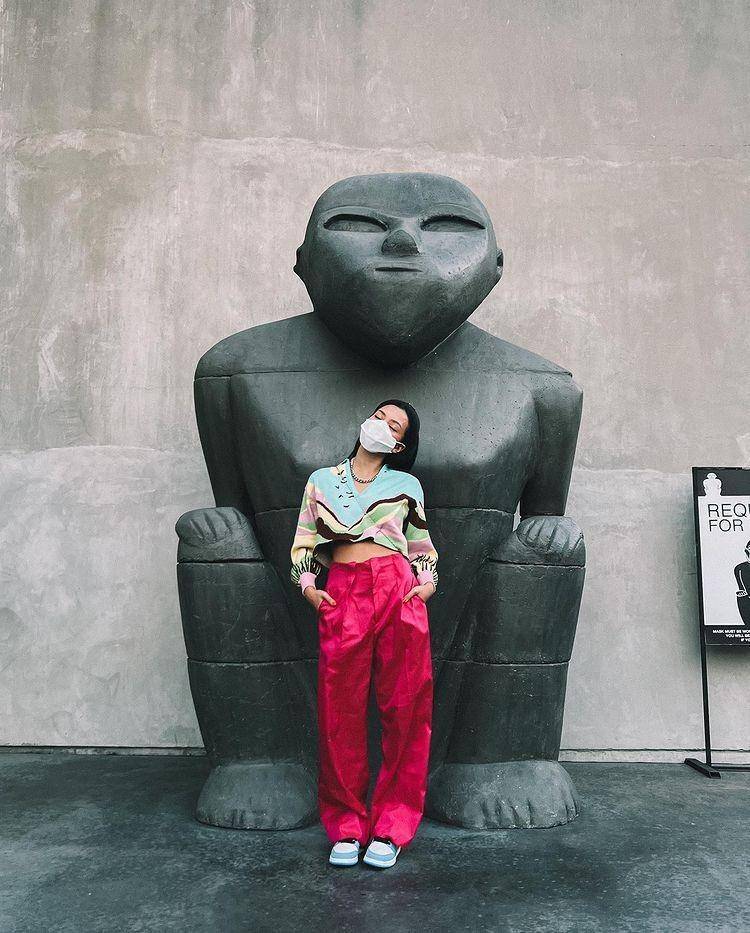 padu padan outfit stylish ala Nazla Alifa Senia (instagram.com/nazlaalifa)