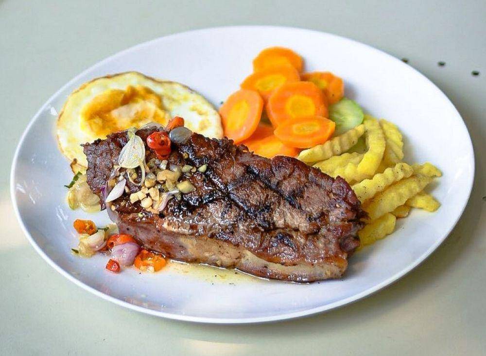 ilustrasi steak di Prabu Indonesia Steak and Coffee (instagram.com/prabusteakcoffee)