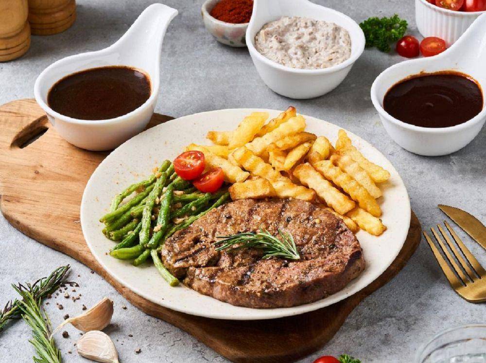 ilustrasi steak di Meat a Meat (instagram.com/meatameat.id)