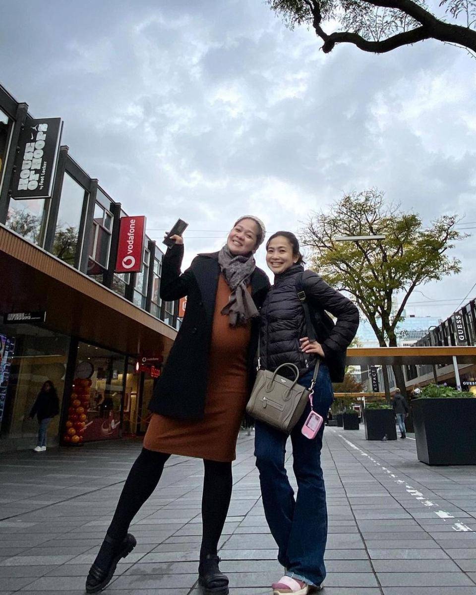 potret Gracia Indri saat pamer baby bump (instagram.com/fenirose)