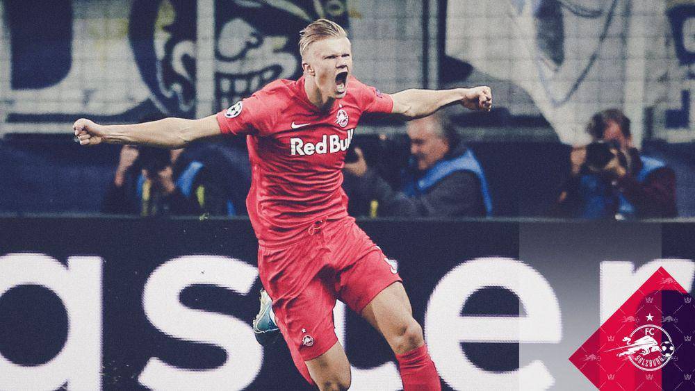Erling Haaland saat masih berseragam RB Salzburg. (twitter.com/redbullsalzburg)