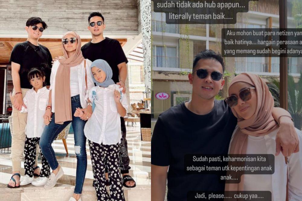 9 Potret Liburan Olla Ramlan dan Aufar di Bali, Banyak Didoain Rujuk!