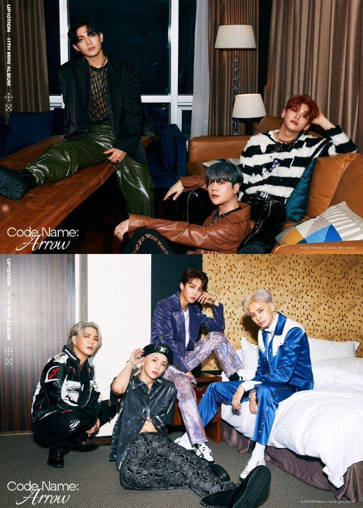 potret UP10TION untuk mini album Code Name: Arrow (twitter.com/UP10TION)