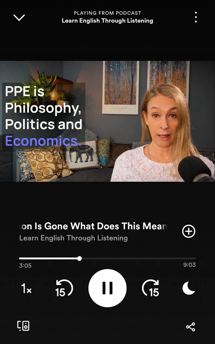 podcast Learn English Through Listening(spotify.com/LearnEnglishThroughListening)