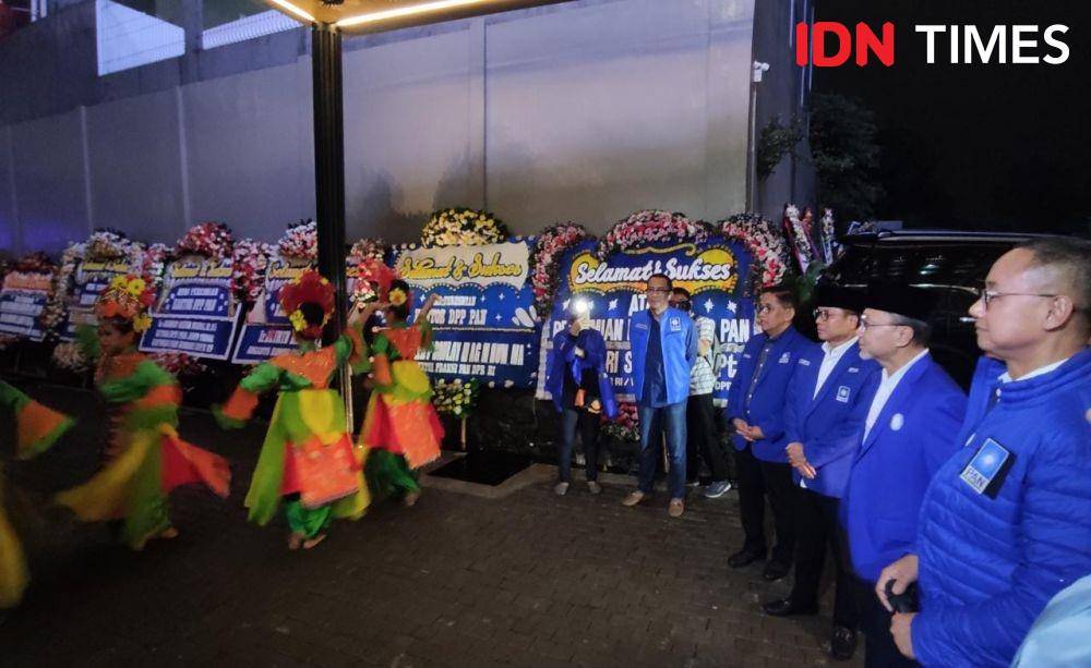 Ketua Umum PAN Zulkifli Hasan dalam acara peresmian Kantor DPP PAN di Jakarta Selatan (IDN Times/Yosafat Diva Bayu Wisesa)