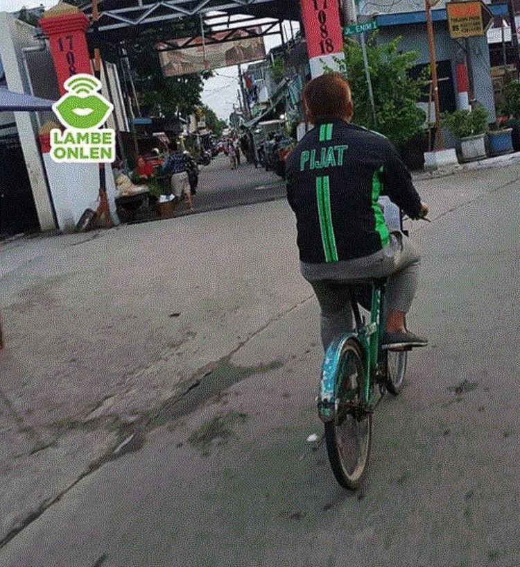 driver ojol alih profesi (instagram.com/lambeonlen)