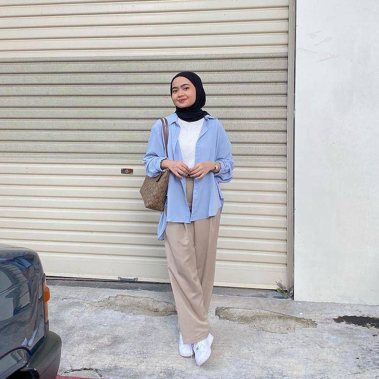 potret Maryam Nurul memakai kemeja (instagram.com/maryamnurul)