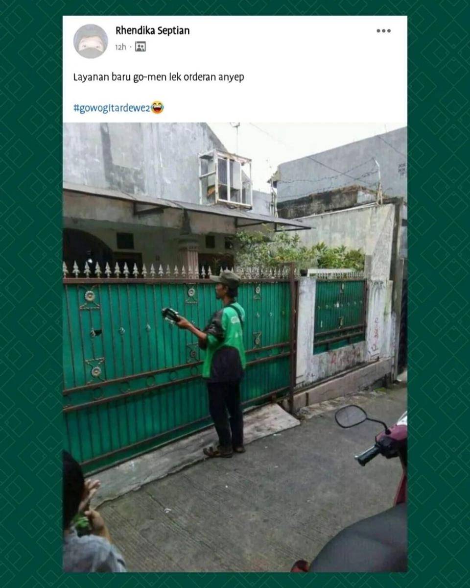 driver ojol alih profesi (instagram.com/lambeonlen)