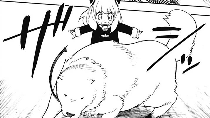 Bond melindungi Anya. (dok. Shueisha/SPY x FAMILY)