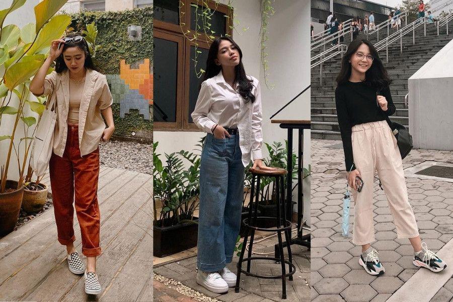 10 Inspirasi Baggy Pants untuk Ngampus ala Seleb, Simpel dan Chic!