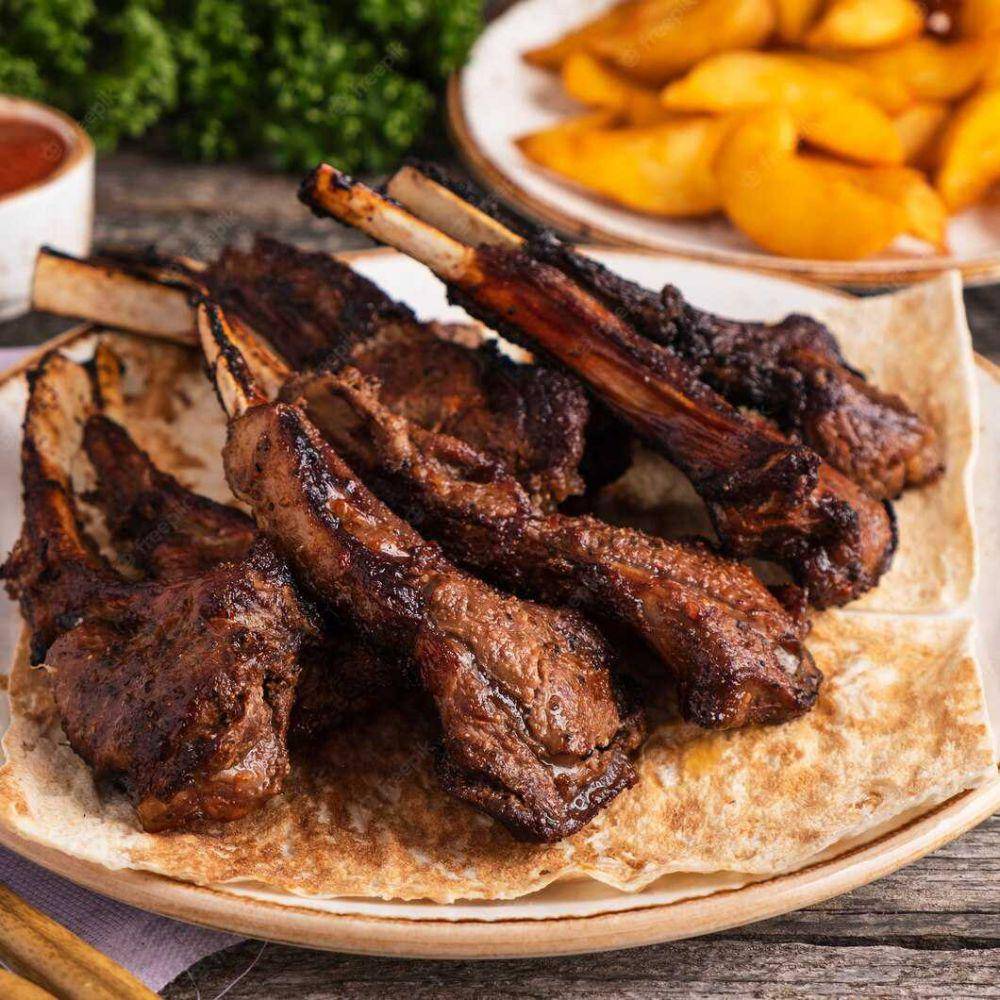 ilustrasi iga kambing bakar madu (freepik.com/sashylja)