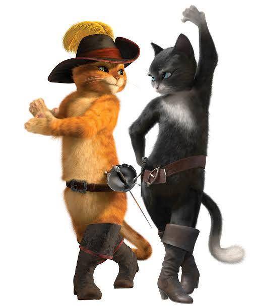 karakter Puss in Boots dan Kitty Softpaws (dok. DreamWorks Animation)