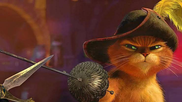 karakter Puss in Boots (dok. DreamWorks Animation)